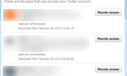 Secure your Twitter Account – Check your permission