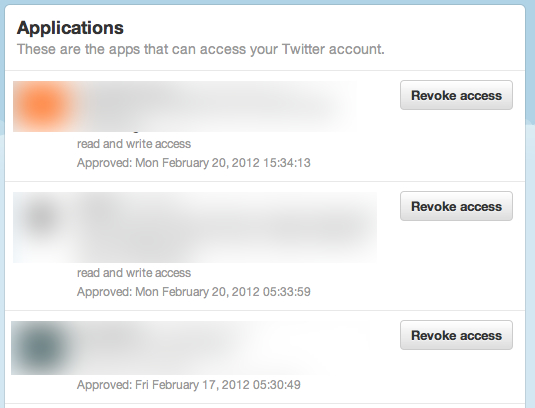 Secure your Twitter Account – Check your permission